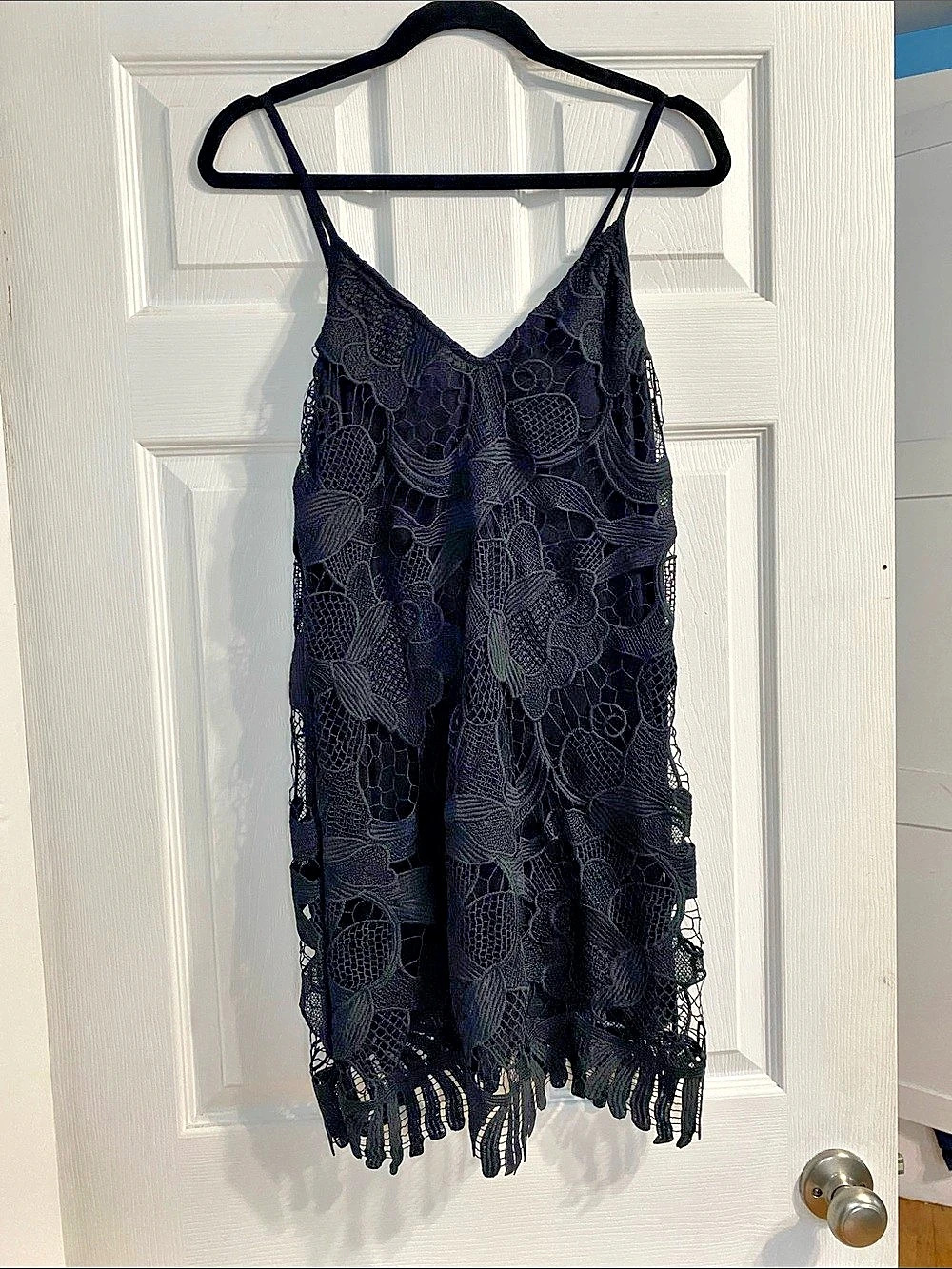 Express Black Lace Mini Dress Size Small
